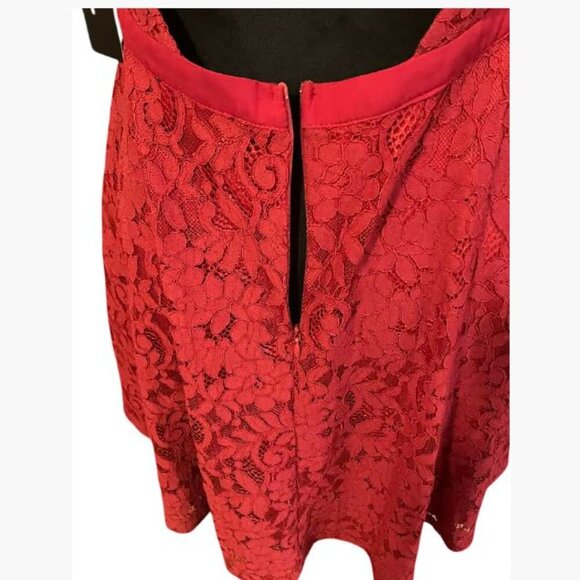 Lulus Dancing in the Moonlight Mini Dress in Red Wine Size M NWT Scarf Separate - Picture 8 of 13